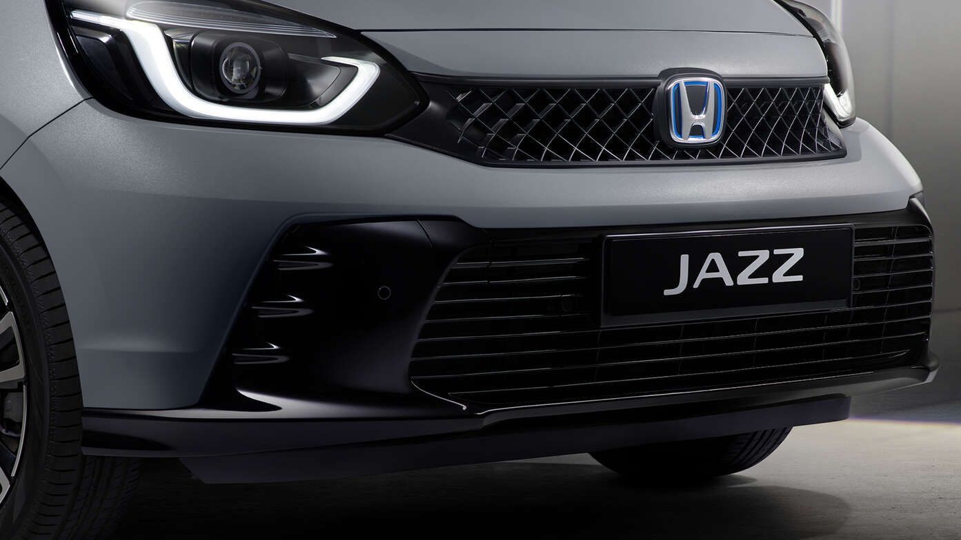 the front profile of the Honda Jazz electric vehicle