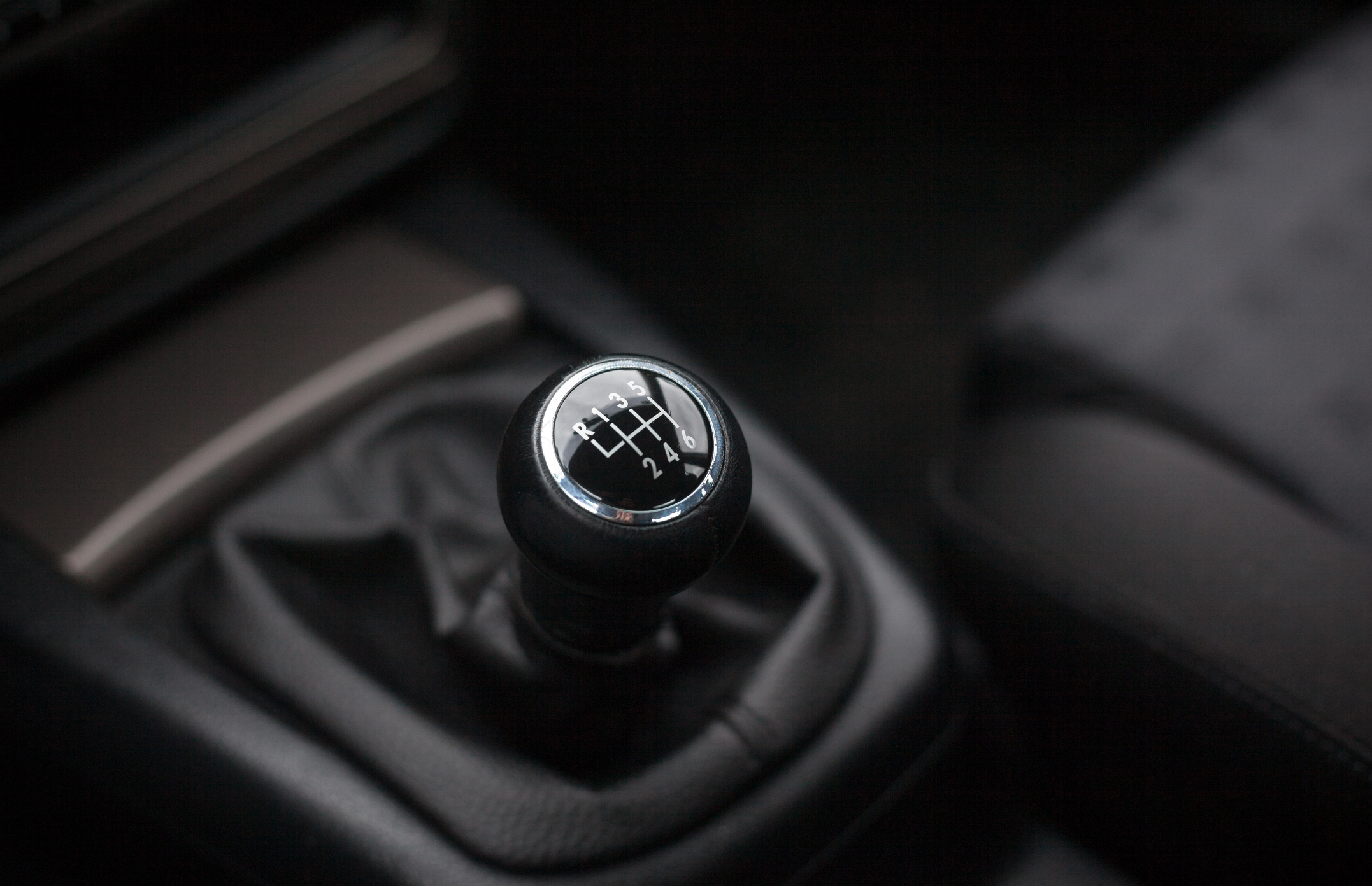 Manual Gearbox in car. 