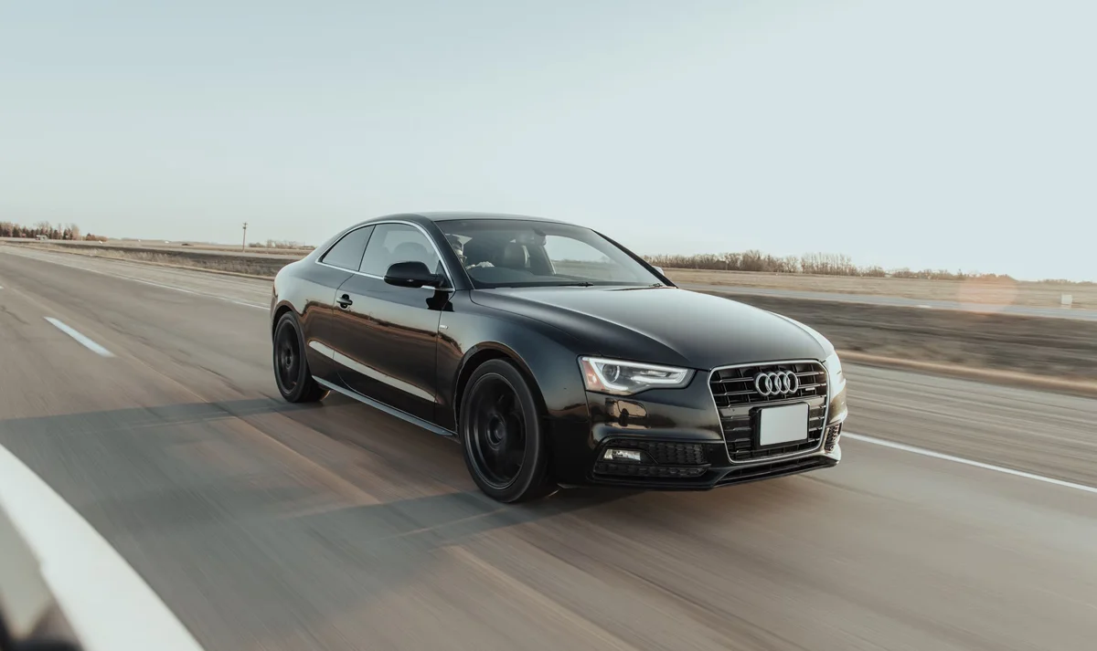 audi car driving