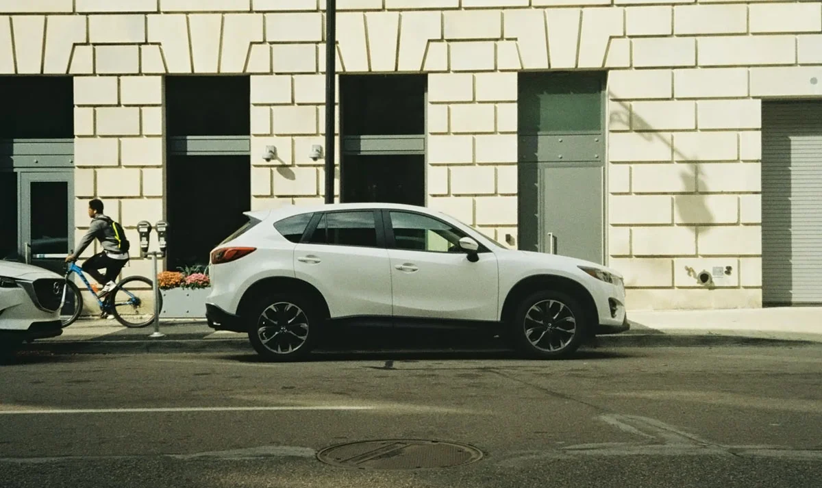 crossover car parked