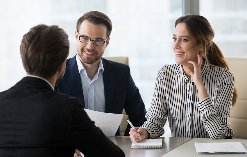 interview taking place