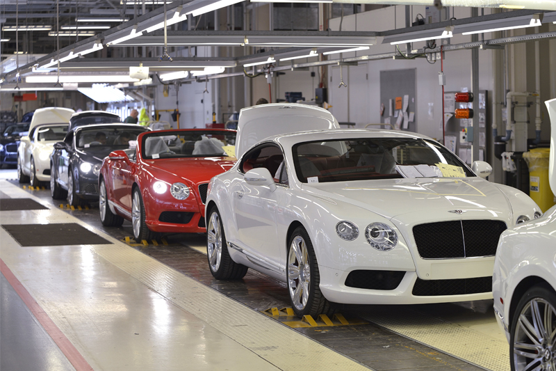 Behind the scenes of the Bentley Factory