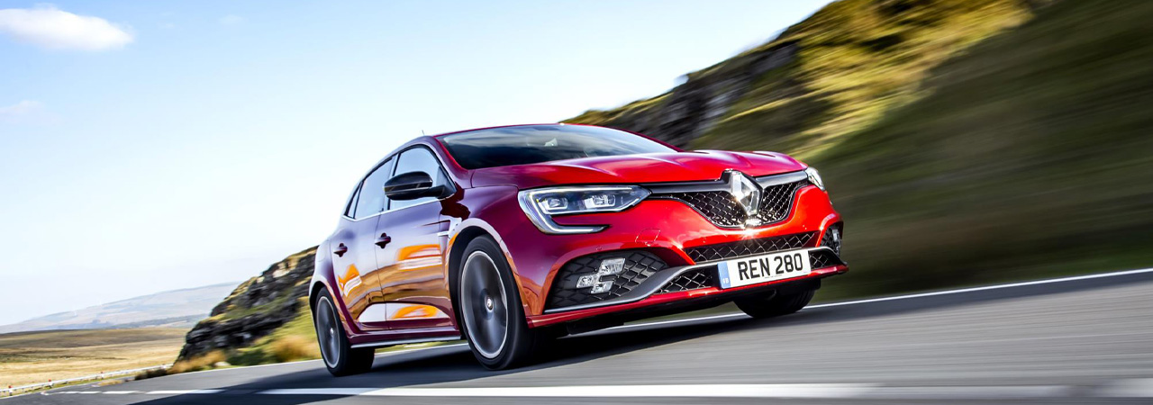 Red Renault Megane RS 280